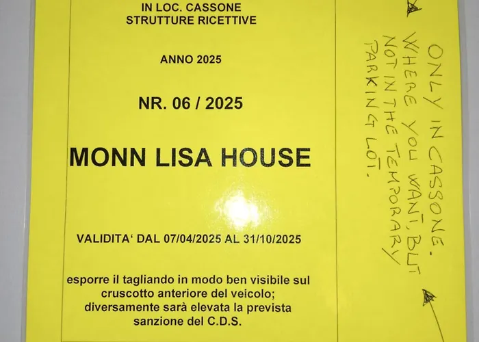 Monnalisa House Lägenhet